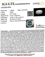 Load image into Gallery viewer, 8.27/CT Natural Fire Opal with Govt. Lab Certificate-4551
