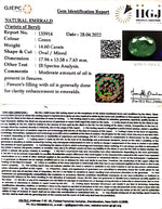 Load image into Gallery viewer, 16.20 Ratti Natural Panna Stone with Govt. Lab Certified (3441)
