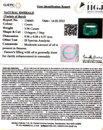 Load image into Gallery viewer, 3.96/CT Natural Panna Stone with Govt. Lab Certified-6771
