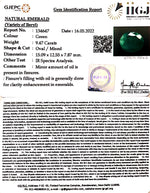 Load image into Gallery viewer, 9.47/CT Natural Panna Stone with Govt. Lab Certified-8991
