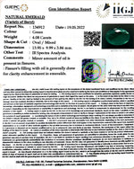 Load image into Gallery viewer, 4.08/CT Natural Panna Stone with Govt. Lab Certified-8991
