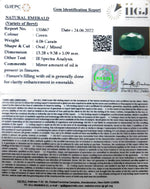 Load image into Gallery viewer, 4.06/CT Natural Panna Stone with Govt. Lab Certified-3441
