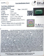 Load image into Gallery viewer, 3.92/CT Natural Panna Stone with Govt. Lab Certified-3441
