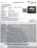 Load image into Gallery viewer, 5.59/CT Natural Panna Stone with Govt. Lab Certified-1221
