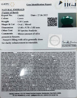 Load image into Gallery viewer, 5.50/CT Natural Panna Stone with Govt. Lab Certified-8991
