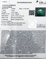 Load image into Gallery viewer, 3.78/CT Natural Panna Stone with Govt. Lab Certified-1221
