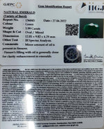 Load image into Gallery viewer, 3.99/CT Natural Panna Stone with Govt. Lab Certified-3441
