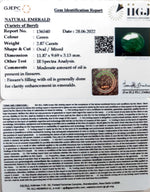 Load image into Gallery viewer, 2.87/CT Natural Panna Stone with Govt. Lab Certified-3441
