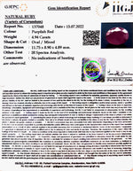 Load image into Gallery viewer, 4.94/CT Natural Neo Burma Ruby with Govt. Lab Certificate-5661
