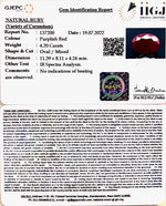 Load image into Gallery viewer, 4.20/CT Natural Neo Burma Ruby with Govt. Lab Certificate-5661
