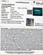 Load image into Gallery viewer, 8.49/CT Natural Panna Stone with Govt. Lab Certified-8991
