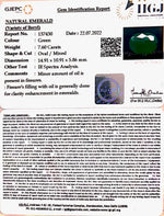 Load image into Gallery viewer, 7.60 Carat Natural Panna Stone with Govt. Lab Certified-12210
