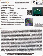 Load image into Gallery viewer, 4.86 Carat Natural Panna Stone with Govt. Lab Certified-12210
