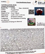 Load image into Gallery viewer, 7.47 Ratti Natural Indian Ruby with Govt. Lab Certificate-(1221)
