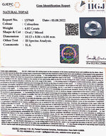 Load image into Gallery viewer, 5.35 Ratti Natural White Topaz  with Govt Lab Certificate (1665)
