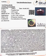 Load image into Gallery viewer, 4.34 Ratti Natural Indian Ruby with Govt. Lab Certificate-(1221)
