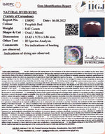 Load image into Gallery viewer, 9.34 Ratti Natural Indian Ruby with Govt. Lab Certificate-(1221)
