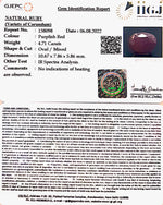 Load image into Gallery viewer, 4.71/CT Natural Neo Burma Ruby with Govt. Lab Certificate-4551
