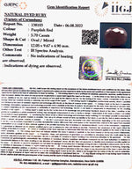 Load image into Gallery viewer, 6.32 Ratti Natural new burma Ruby with Govt. Lab Certificate-(2331)
