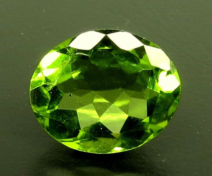 3.76/CT Natural Peridot With Govt.Lab Certificate-(5661)