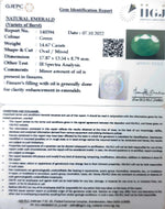 Load image into Gallery viewer, 14.67/CT Natural Panna Stone with Govt. Lab Certified-3441
