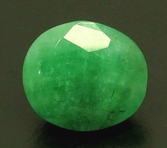 5.70/CT Natural Panna Stone with Govt. Lab Certificate-1665