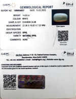 Load image into Gallery viewer, 16.46/CT Natural Fire Opal with Govt. Lab Certificate-4551
