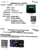 Load image into Gallery viewer, 4.88/CT Natural Panna Stone with Govt. Lab Certificate  (12210)
