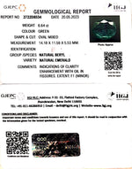 Load image into Gallery viewer, 6.64/CT Natural Panna Stone with Govt. Lab Certificate  (23310)
