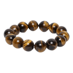 Load image into Gallery viewer, TIGER EYE BRACELET (BIG BEADS)-900
