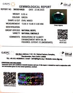 Load image into Gallery viewer, 7.04/CT Natural Panna Stone with Govt. Lab Certificate  (56610)
