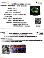 Load image into Gallery viewer, 2.16/CT Natural Panna Stone with Govt. Lab Certificate  (56610)
