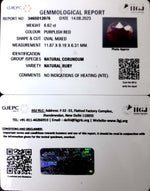 Load image into Gallery viewer, 6.62/CT Natural Neo Burma Ruby with Govt. Lab Certificate (4551)
