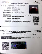 Load image into Gallery viewer, 5.82/CT Natural Neo Burma Ruby with Govt. Lab Certificate (4551)
