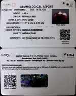 Load image into Gallery viewer, 4.96/CT Natural Neo Burma Ruby with Govt. Lab Certificate (4551)
