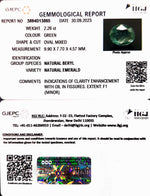 Load image into Gallery viewer, 2.26/CT Natural Panna Stone with Govt. Lab Certificate  (23310)
