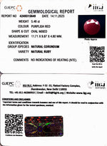 Load image into Gallery viewer, 5.46/CT Natural Mozambique Ruby with Govt. Lab Certificate (23310)
