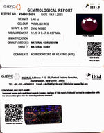 Load image into Gallery viewer, 5.48/CT Natural Mozambique Ruby with Govt. Lab Certificate (23310)
