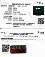 Load image into Gallery viewer, 6.68/CT Natural Panna Stone with Govt. Lab Certificate  (8991)
