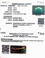 Load image into Gallery viewer, 6.70/CT Natural Panna Stone with Govt. Lab Certificate  (6771)
