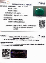 Load image into Gallery viewer, 7.61/CT Natural Panna Stone with Govt. Lab Certificate  (6771)
