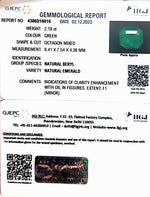 Load image into Gallery viewer, 2.19/CT Natural Panna Stone with Govt. Lab Certificate  (6771)
