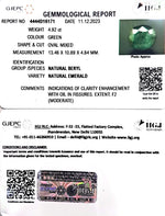 Load image into Gallery viewer, 4.92/CT Natural Panna Stone with Govt. Lab Certificate (2331)
