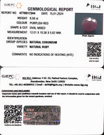 Load image into Gallery viewer, 6.57/CT Natural new Burma Ruby with Govt. Lab Certificate (5661)
