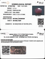 Load image into Gallery viewer, 3.17/CT Natural new Burma Ruby with Govt. Lab Certificate (2331)
