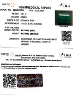 Load image into Gallery viewer, 4.94/CT Natural Panna Stone with Govt. Lab Certificate-6771
