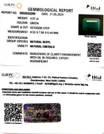 Load image into Gallery viewer, 4.07/CT Natural Panna Stone with Govt. Lab Certificate-1221
