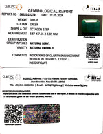 Load image into Gallery viewer, 3.85/CT Natural Panna Stone with Govt. Lab Certificate-1221
