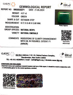 Load image into Gallery viewer, 4.01/CT Natural Panna Stone with Govt. Lab Certificate-2331
