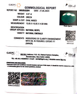 Load image into Gallery viewer, 4.07/CT Natural Panna Stone with Govt. Lab Certificate-1221
